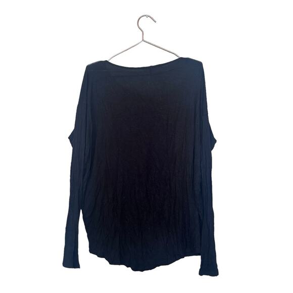 Miami black long sleeve top size medium - Picture 2 of 6